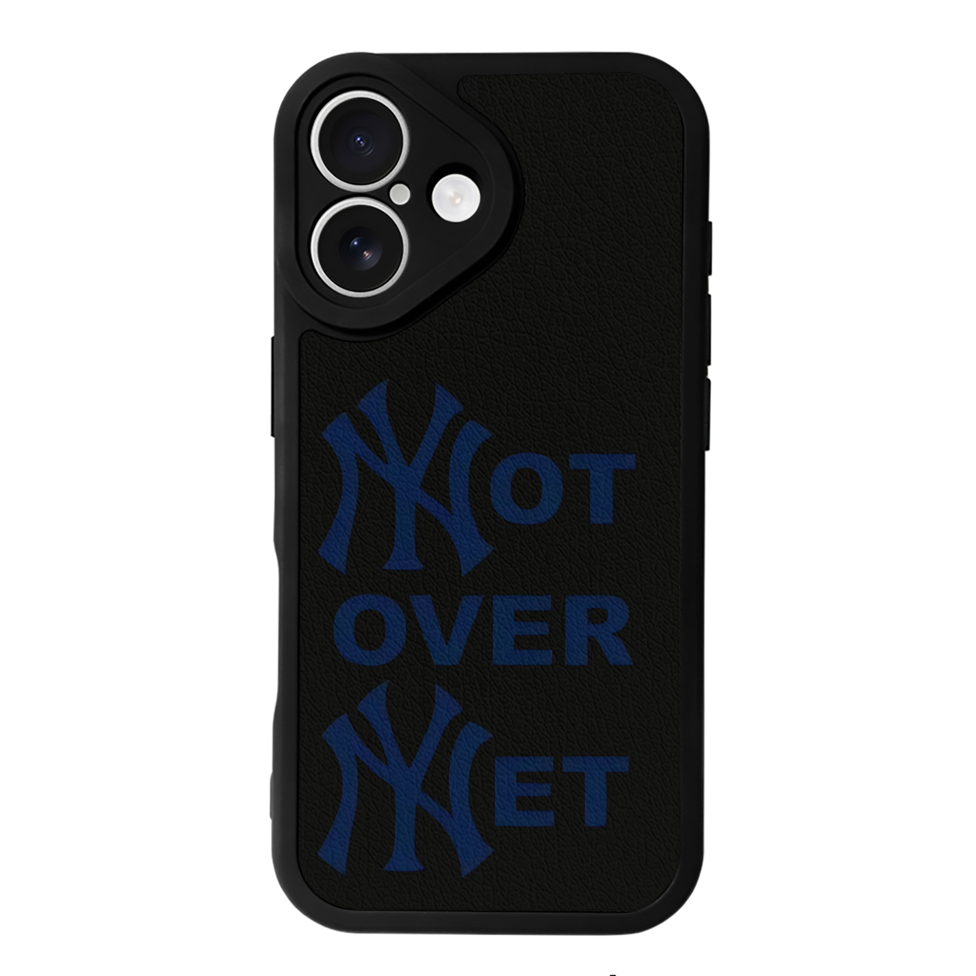 New York Yankees Not over Net IPhone 16 Silicone Leather Case – UV Print, Lambskin Texture – Perfect Fit, Wireless Charging Compatible, Scratch Resistant, Precise Cutouts – Stylish Protection For IPhone 16